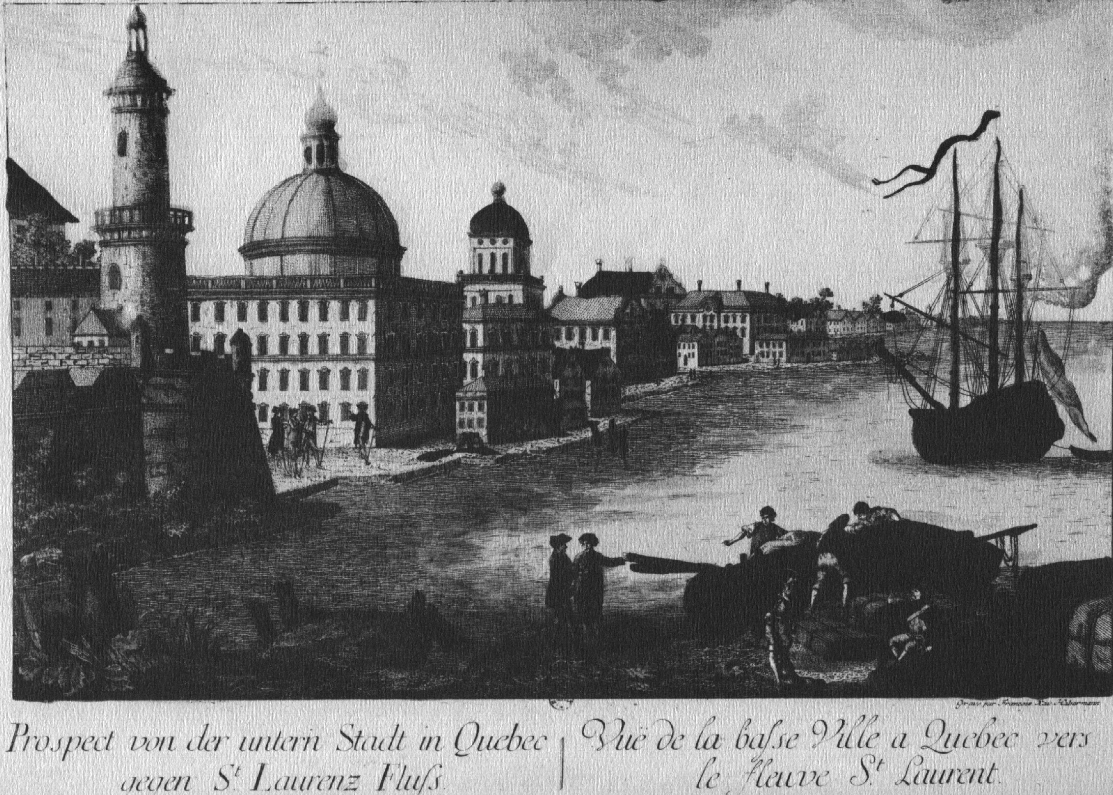 Image of Old Quebec City in NEW FRANCE